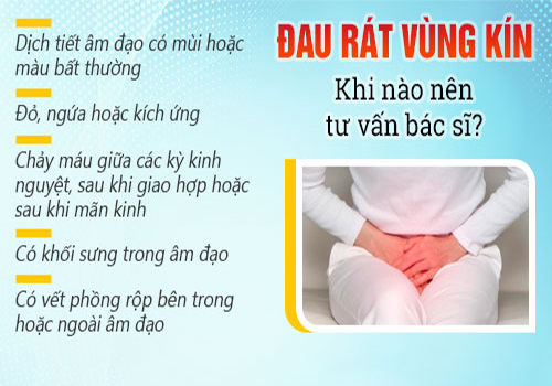 Đau vùng kín là dấu hiệu của nhiều bệnh phụ khoa nguy hiểm